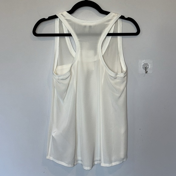 Joie Silk Alicia Racerback Tank Ivory NWT - Picture 5 of 10